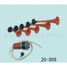 供應(yīng)五管氣喇叭 帶電機(jī)，紅色