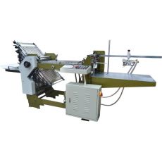 梭尾全自動訂折一體機(jī)，平行四折訂折機(jī)