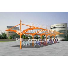 車棚、膜結構停車棚011