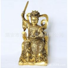 銅器工藝 九天玄女 驅(qū)邪避災 招財納財納福八方