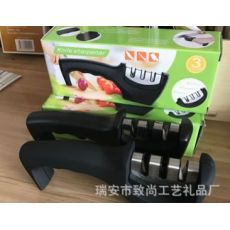 三槽手柄磨刀器，金剛石鎢鋼磨刀器.方形多功能磨刀石.方頭磨刀器