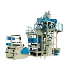 SJ-45x2、50x2、55x2、60x2型 雙層聚丙烯（PP）、低密度聚乙烯（LDPE）、線形低密度聚乙烯（LLDPE）共擠吹膜機(jī)組
